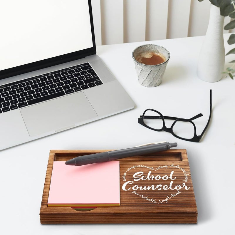 akeke School Counselor Gifts, Appreciation Thank You Gifts for School Counselor Office Desk Self-Stick Note Pad Holders GSH4 - Image 5